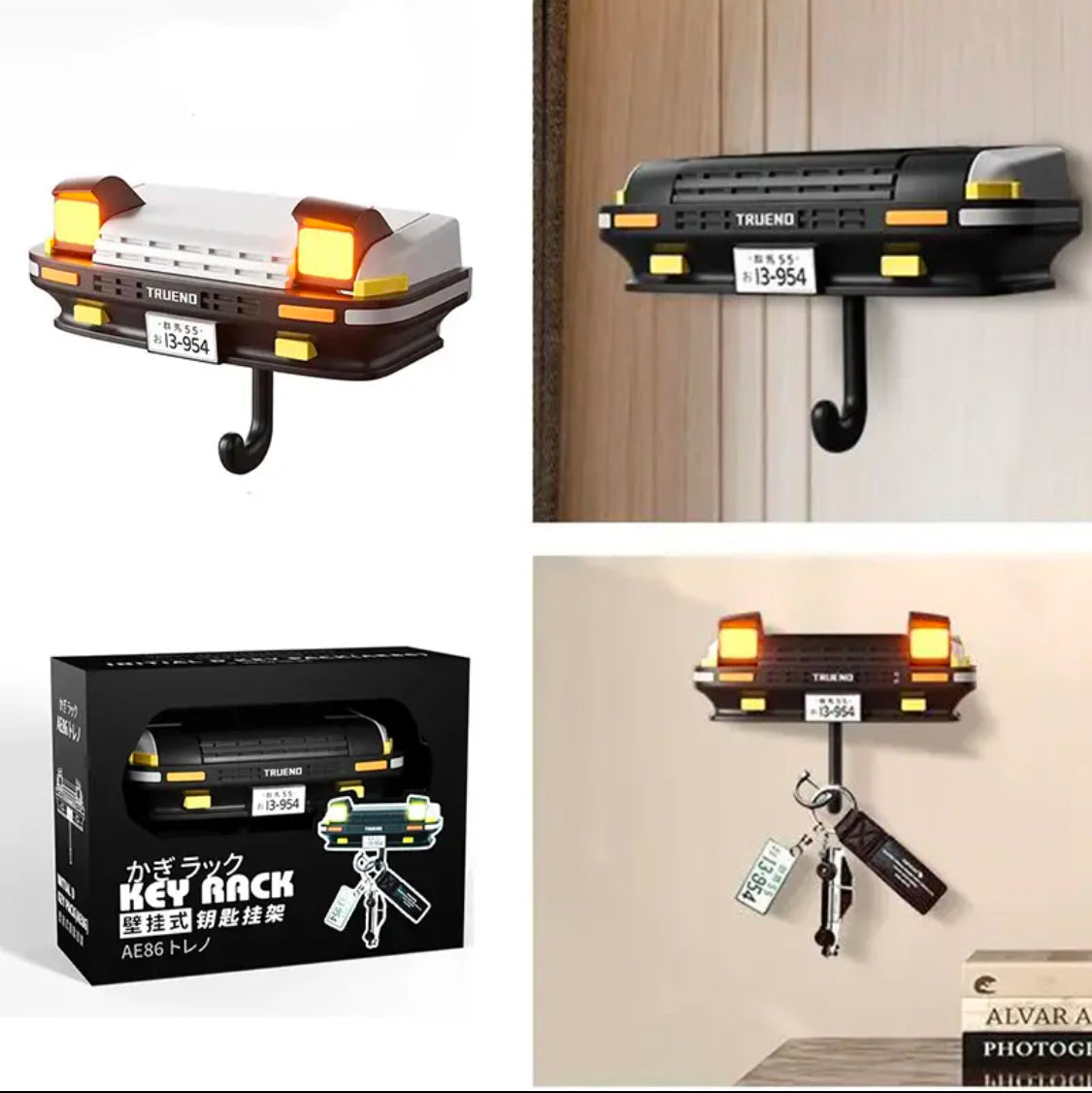 AE86 Car Headlight Wall Key
