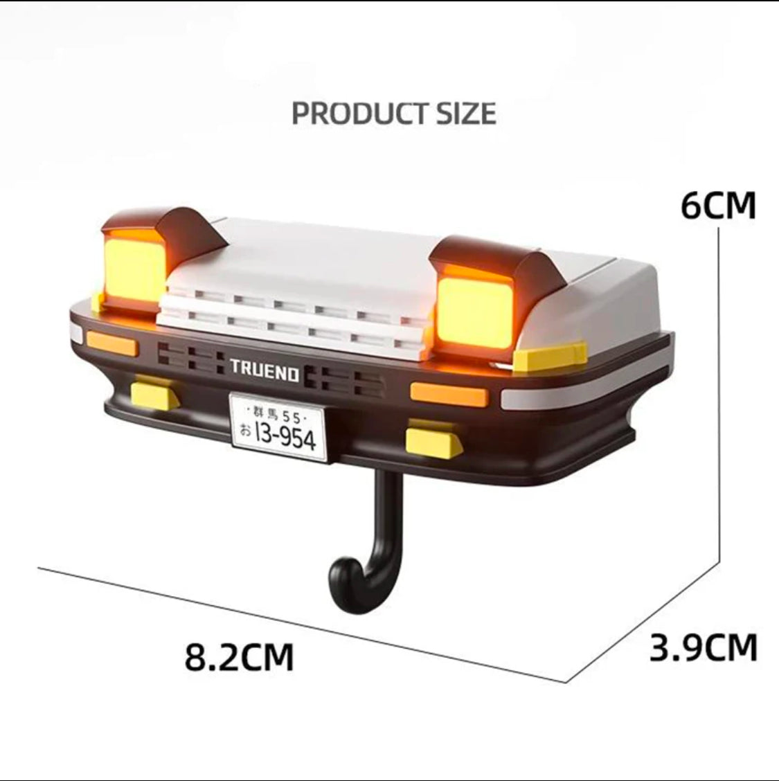 AE86 Car Headlight Wall Key